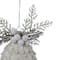 5" Cedar & Berries White Finial Christmas Ornament
